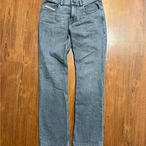 Diesel Gray Slim Straight Jeans